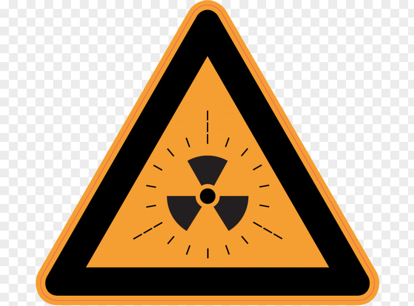 Symbol Radioactive Decay Warning Sign Radiation Contamination PNG