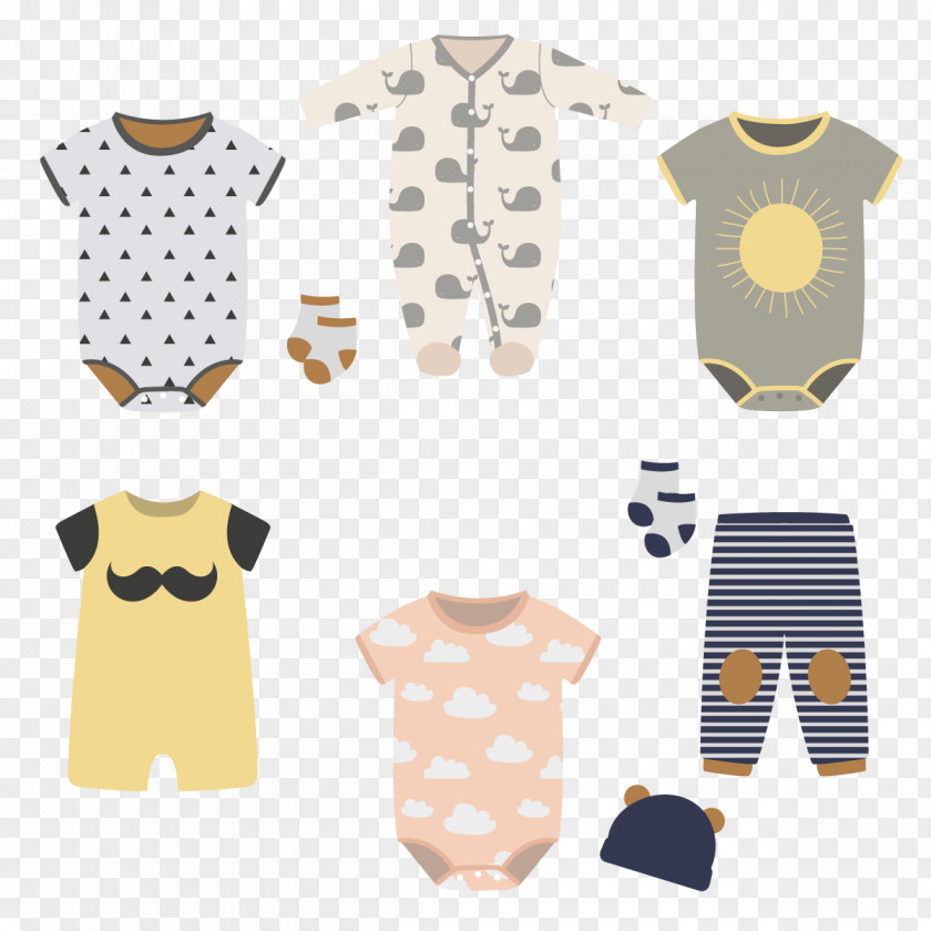 Vector Baby Romper Infant Clothing Dress Suit PNG