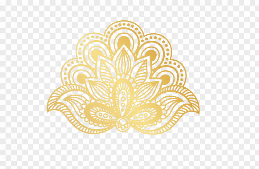 Buddhism Pattern Gold Yellow Brown Grey PNG