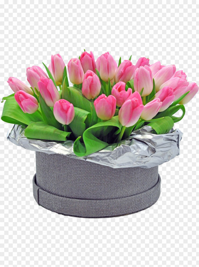 Exquisite Box Rice Flower Bouquet Tulip Floral Design PNG