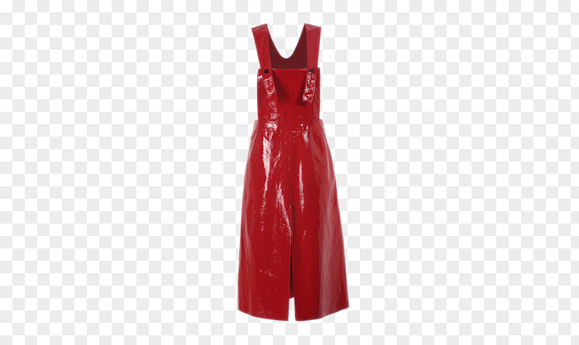 Harness Dress Cocktail Shoulder Satin Red PNG