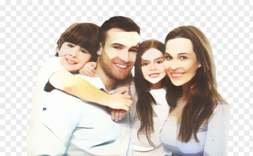 Laugh Family Group Of People Background PNG