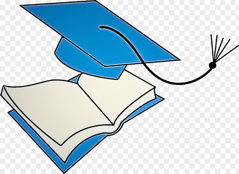 Paper Mortarboard Clip Art Line PNG