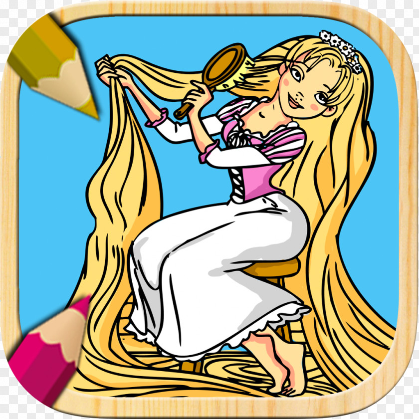Rapunzel Painting Tangled Color PNG