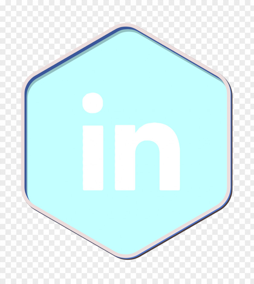 Signage Sign Hexagon Icon In Linked PNG