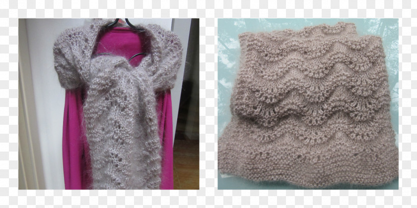 Toch Pink M Wool Crochet Outerwear RTV PNG