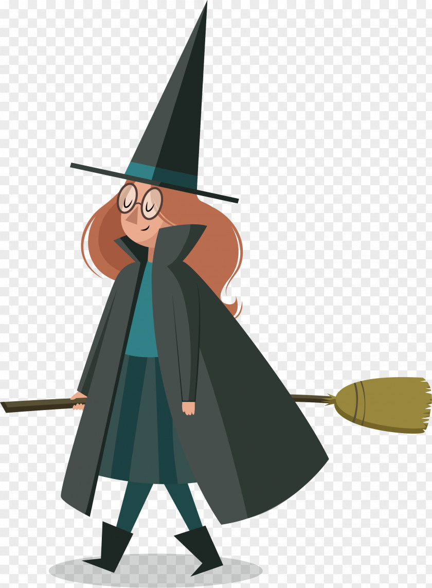 Black Magic Witch Boszorkxe1ny Illustration PNG