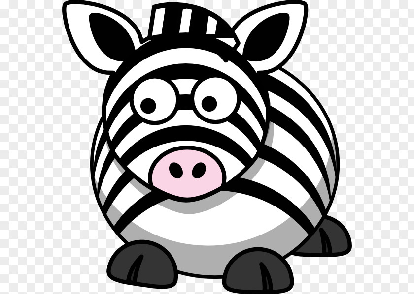 Cartoon Zebra Drawing Clip Art PNG