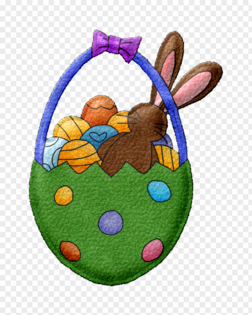 Eggs Basket Easter Bunny Rabbit Egg Product PNG