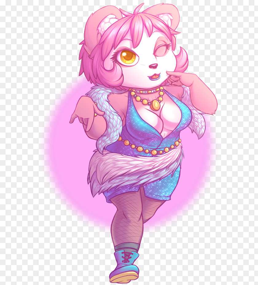 Fairy Vertebrate Pink M Cartoon PNG