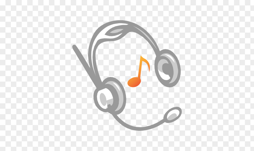 Fashion Headphones Illustration PNG