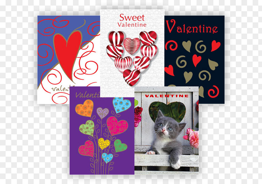 Valentine Banner Instagram Greeting & Note Cards Material Font PNG