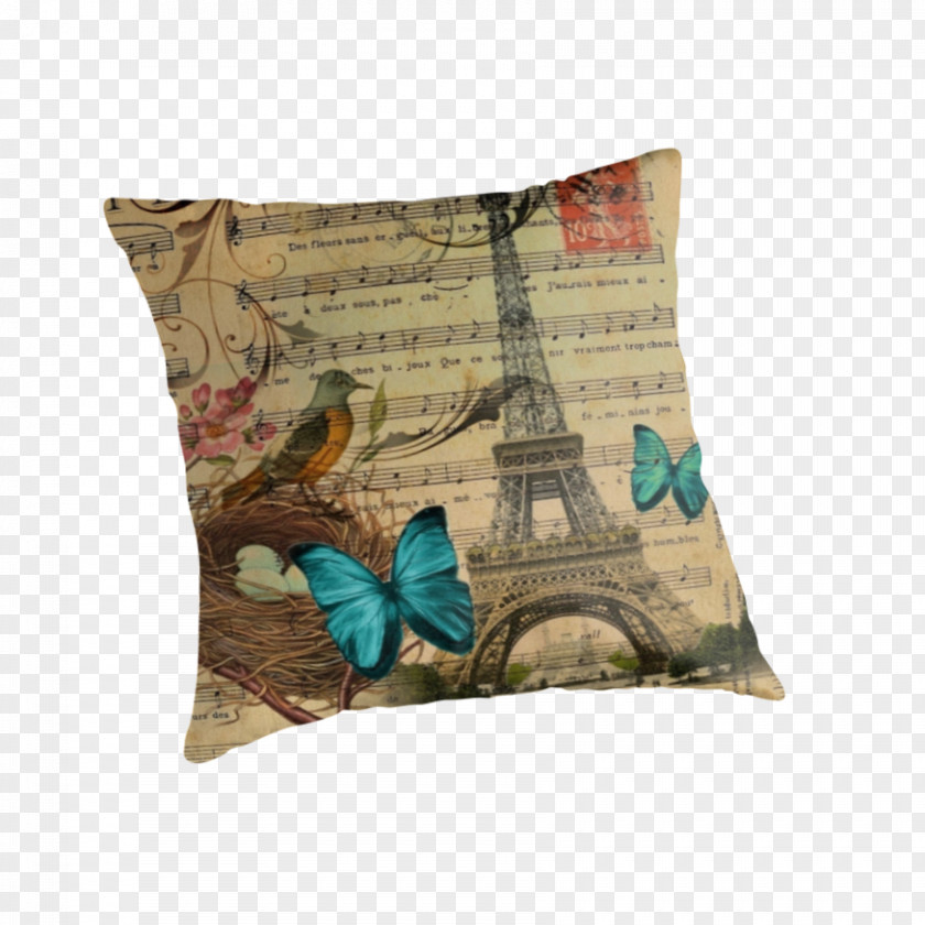 Bird's Nest Cut-off Throw Pillows Cushion Couch Bed PNG