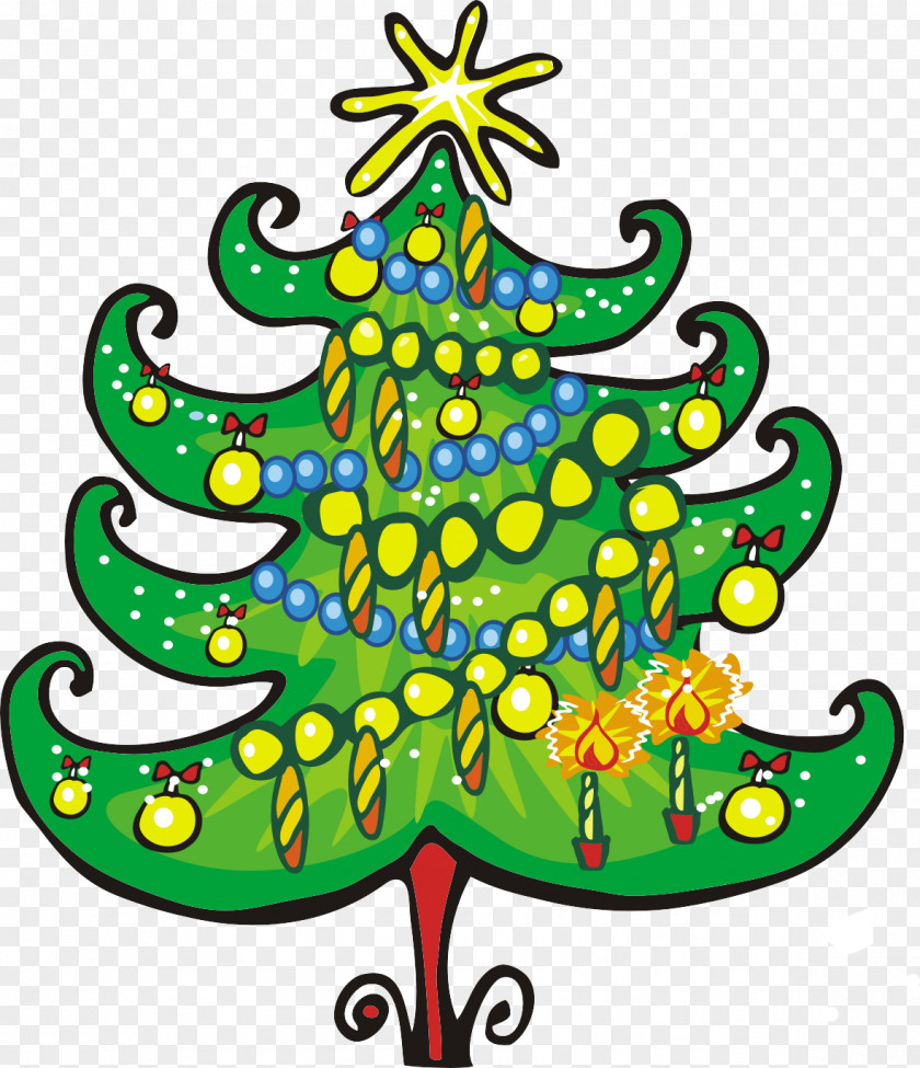 Cartoon Christmas Tree Clip Art PNG