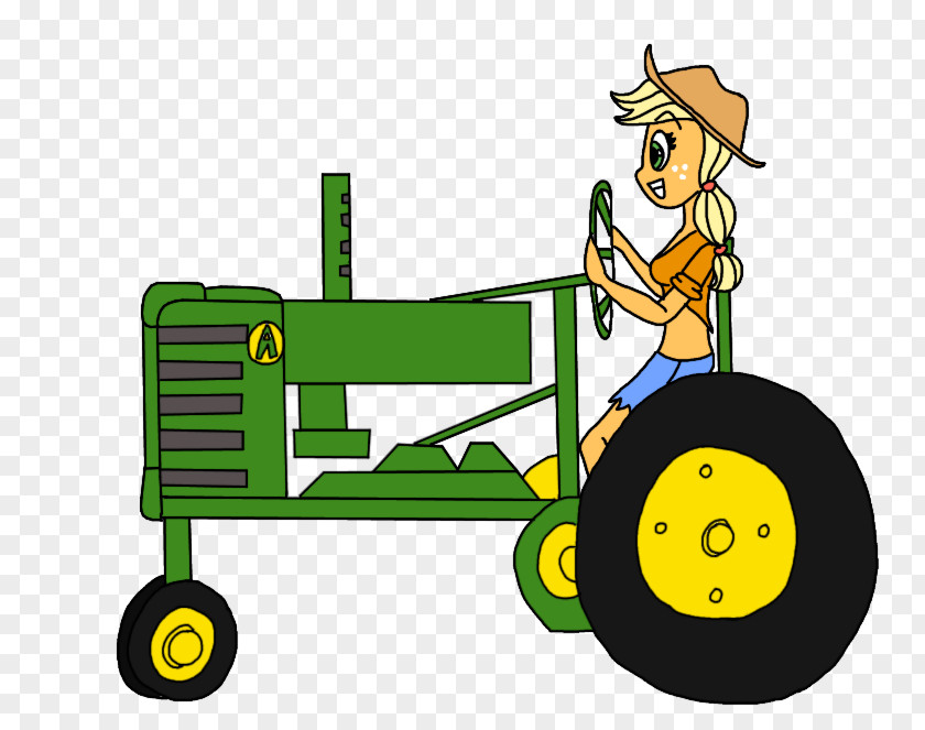 Cartoon Tractor John Deere Johnny International Harvester Case IH PNG