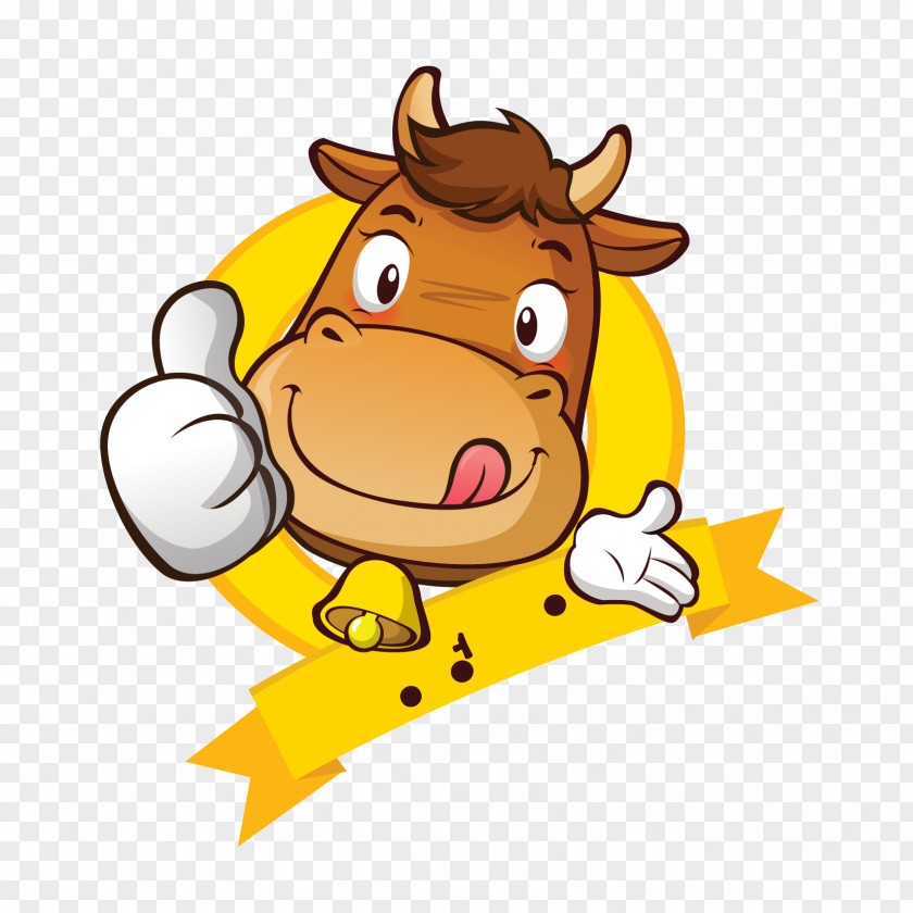 Design Cattle Logo PNG