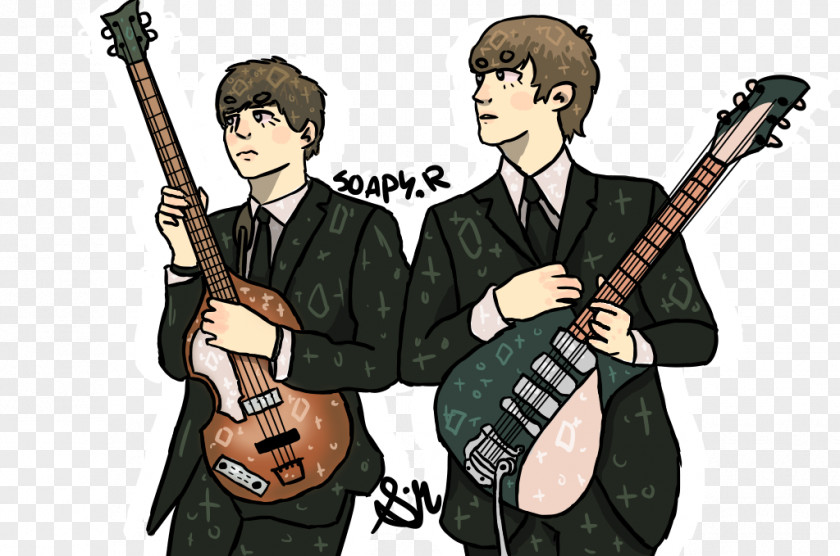 Electric Guitar Musician Lennon And Mccartney: Piano Play-Along The Beatles PNG