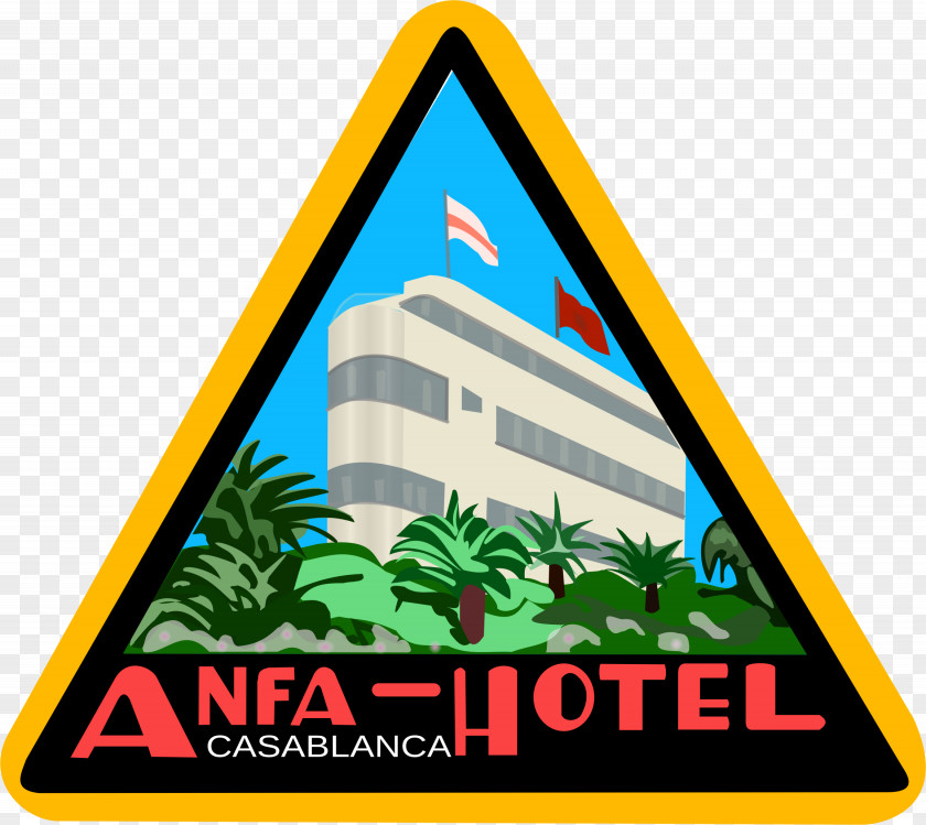 Hotel Anfa Sticker Baggage Clip Art PNG