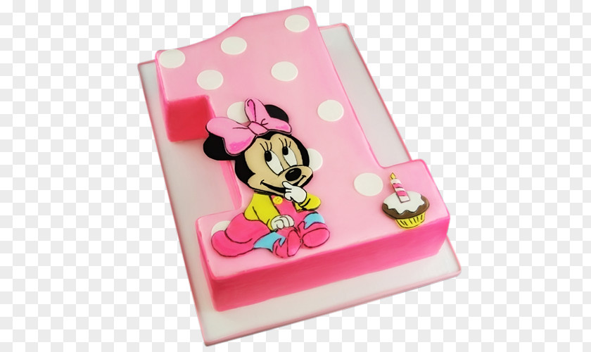 Minnie Mouse Birthday Cake Bakery Cupcake Sheet PNG