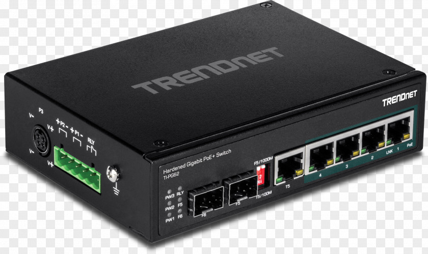 Network Switch Gigabit Ethernet TRENDnet Power Over Computer PNG