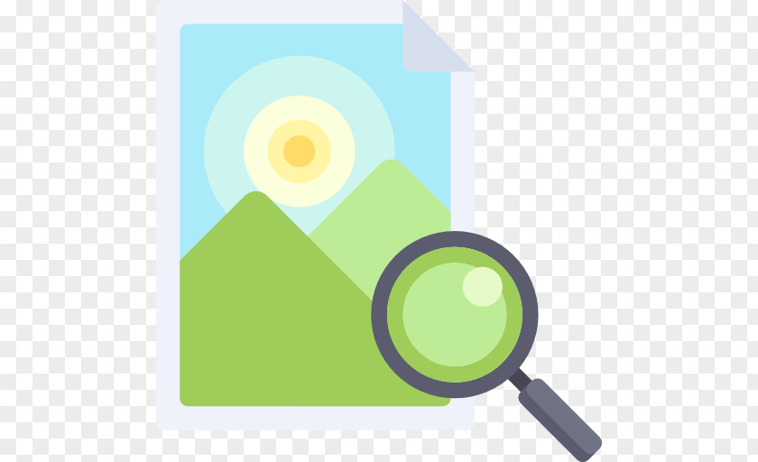 A Painting And Magnifying Glass PNG