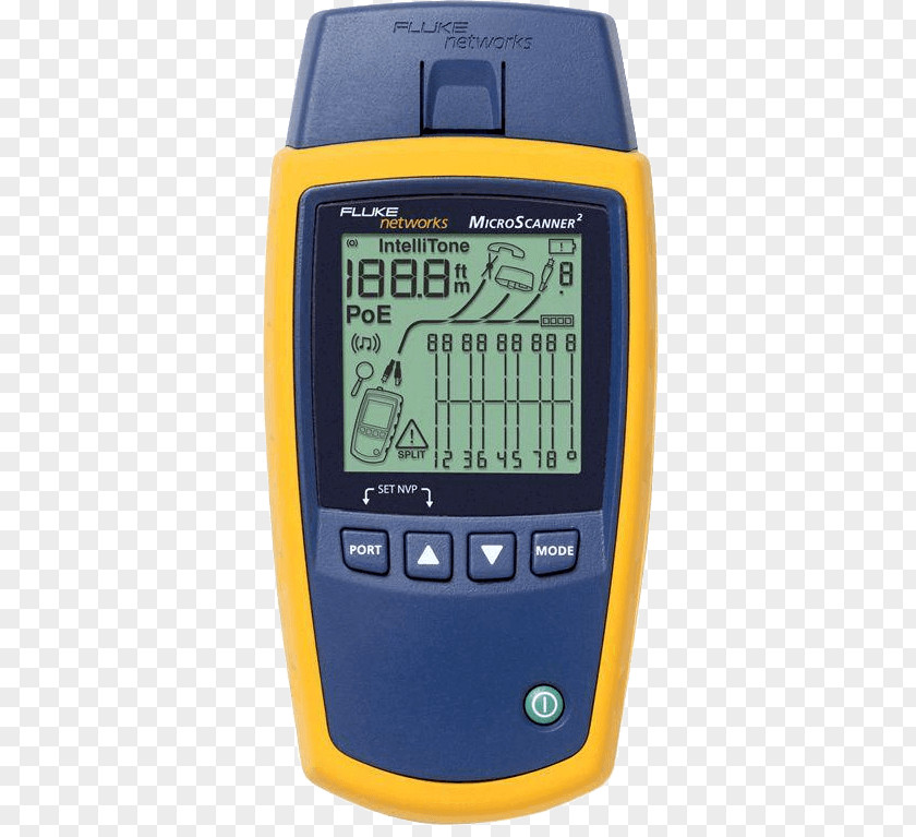 Fluke Cable Tester Corporation Computer Network Cables Multimeter PNG