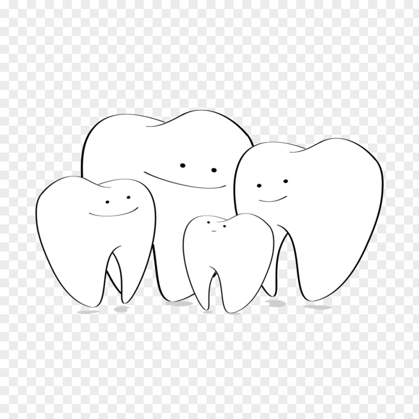 Baby Teeth Elephant Tooth White Clip Art PNG