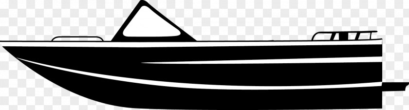 Black Boat Watercraft Center Console Clip Art PNG