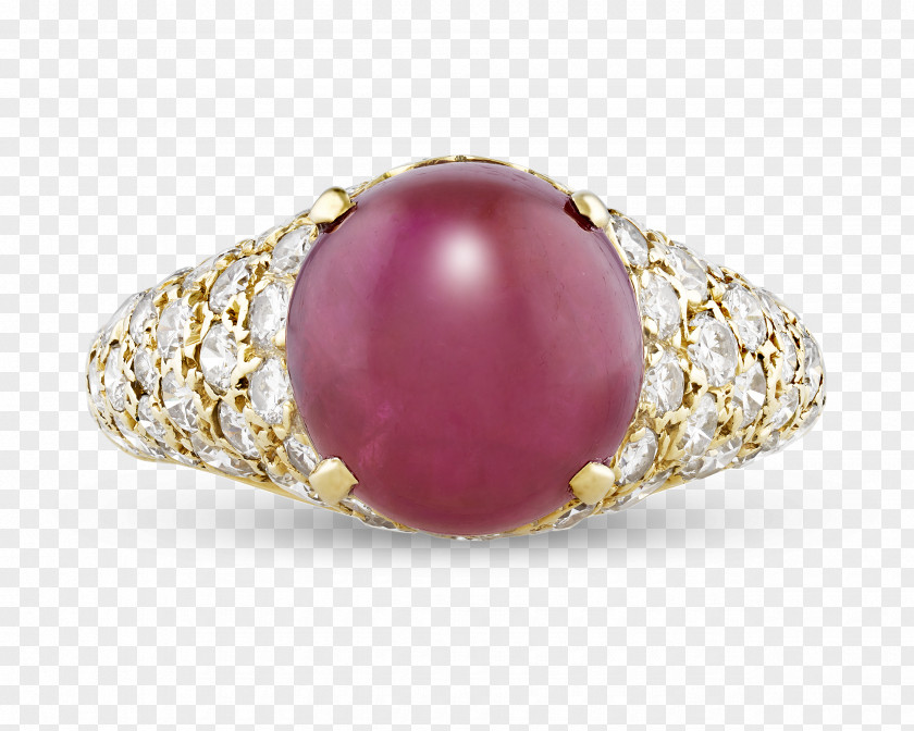 Cobochon Jewelry Jewellery Ruby Gemstone Ring Pearl PNG