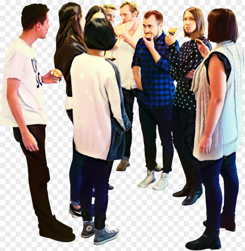 Conversation Gesture Group Of People Background PNG