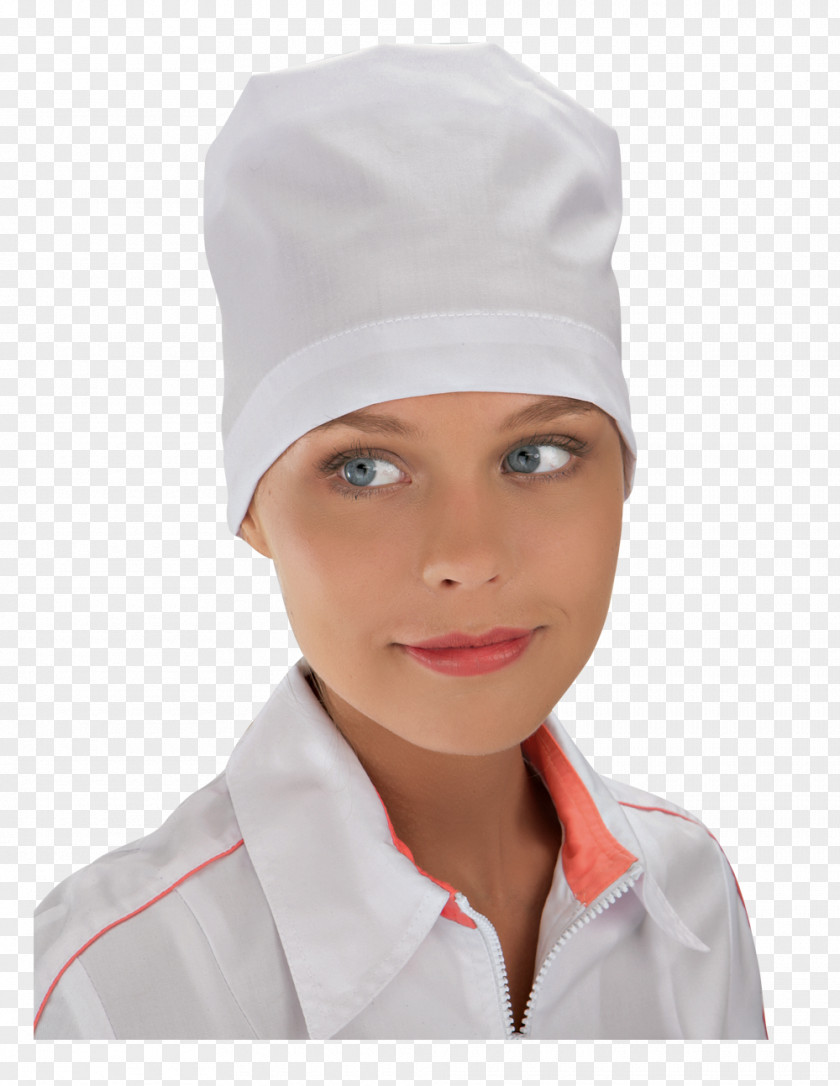 медсестра White Knit Cap Headgear Service Workwear PNG