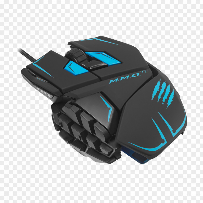 Computer Mouse Keyboard Mad Catz M.M.O. TE Video Games PNG