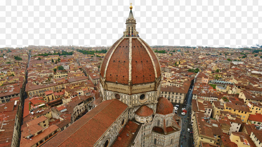 Florence, Italy, Seven Florence Cathedral Giottos Campanile Renaissance Dome PNG