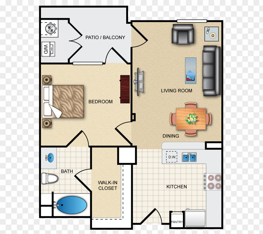House Floor Plan Heritage Square Senior Apartment Homes PNG