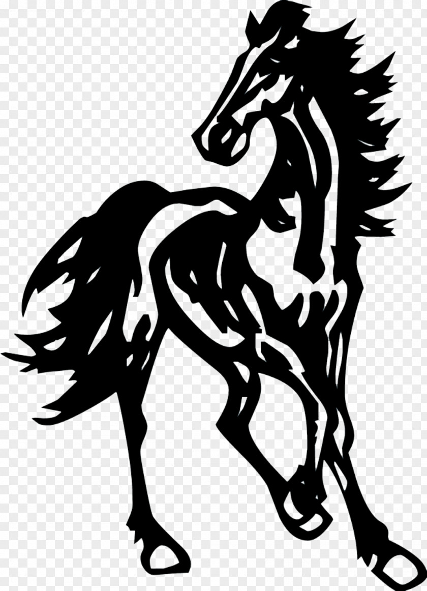 Paper Cutting Horse AutoCAD DXF Clip Art PNG