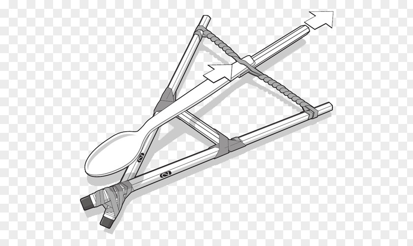 Spoon Catapult Drawing Paper Pencil PNG