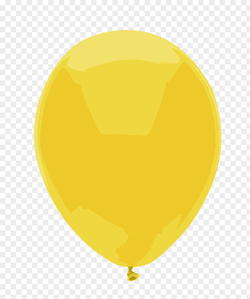 Yellow Balloon Party Supply PNG