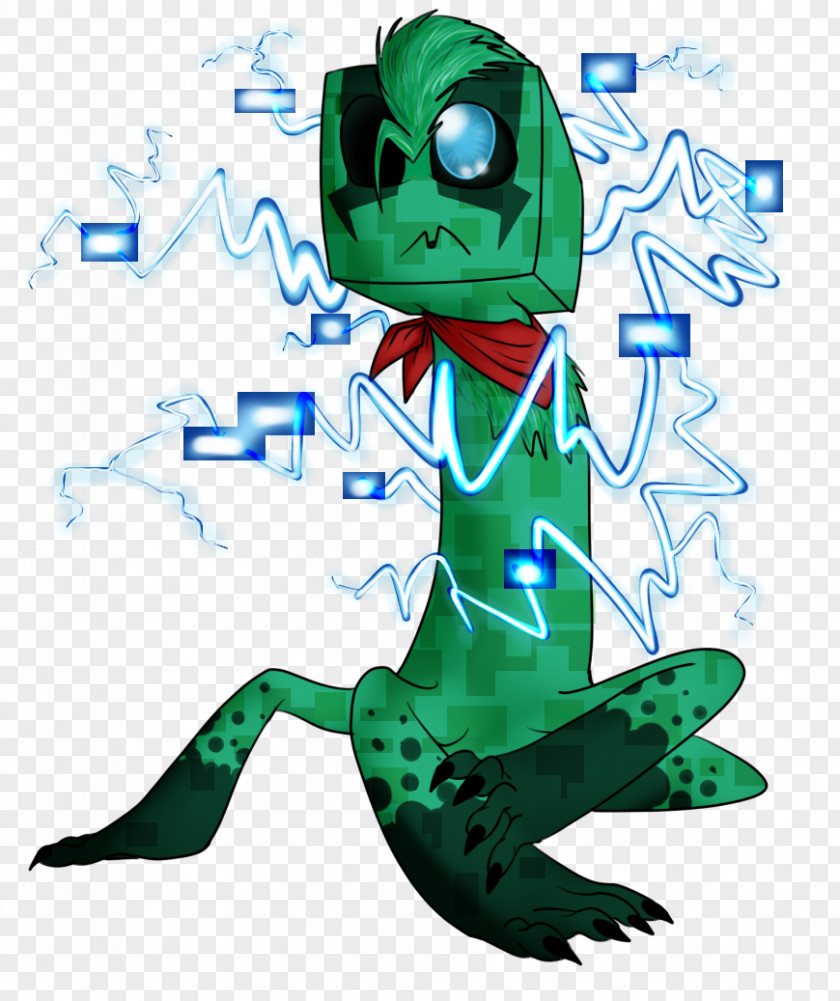 Charged Creeper Frog Drawing Minecraft Illustration Clip Art PNG