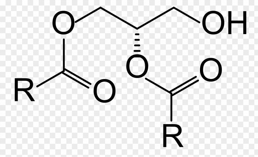 Glycerin Diglyceride 2-Chlorobenzoic Acid Chemical Compound Molecule PNG