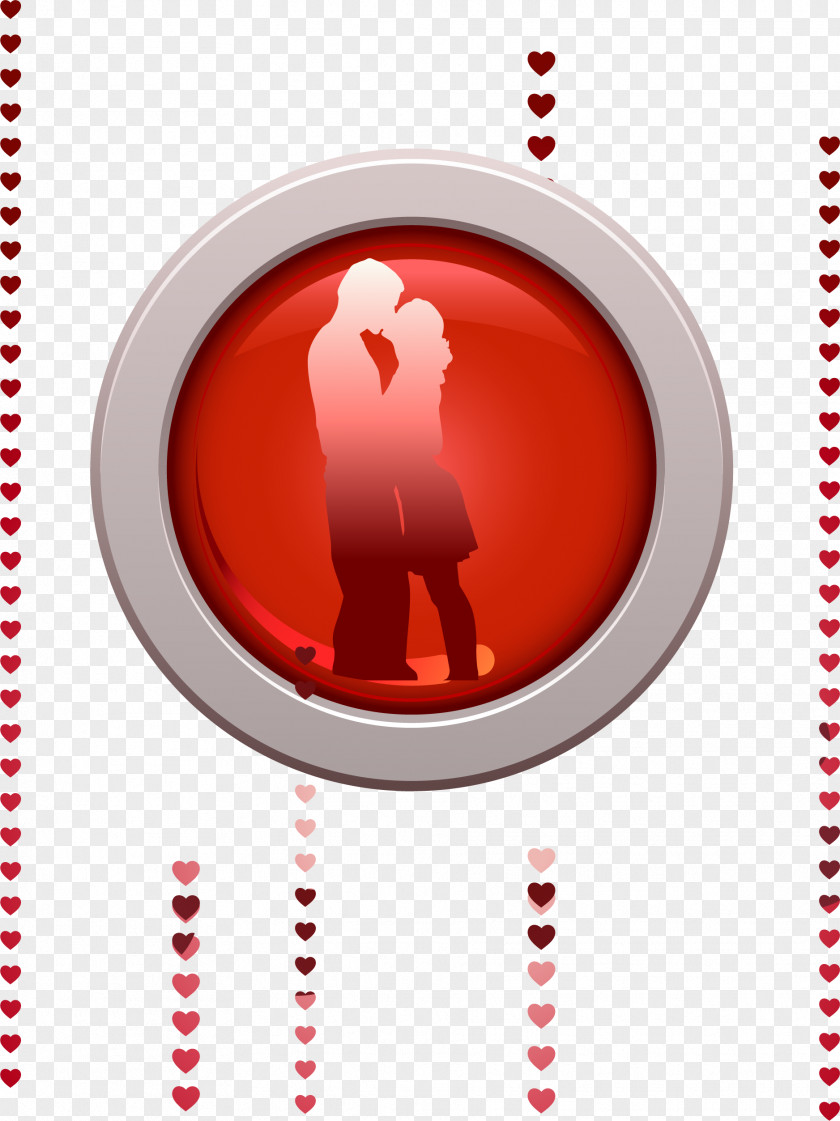 Hand Painted Characters, Love Between Men And Women Kiss Woman PNG