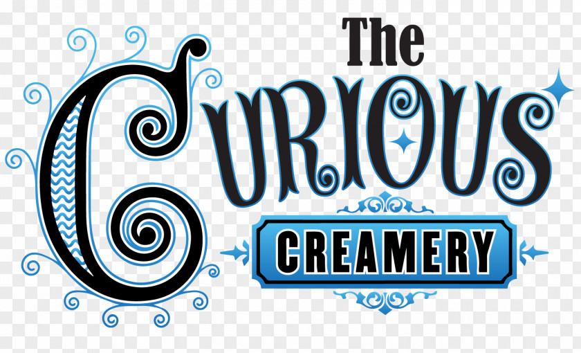 Ice Cream The Curious Creamery Logo Cake PNG