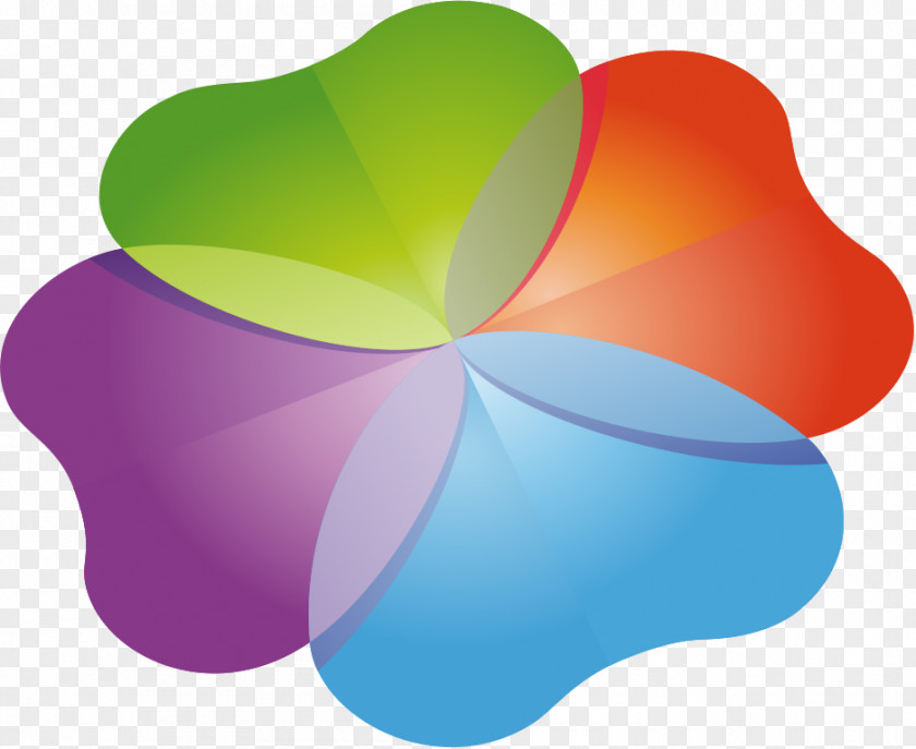 Positivo Color Logo Four-leaf Clover PNG