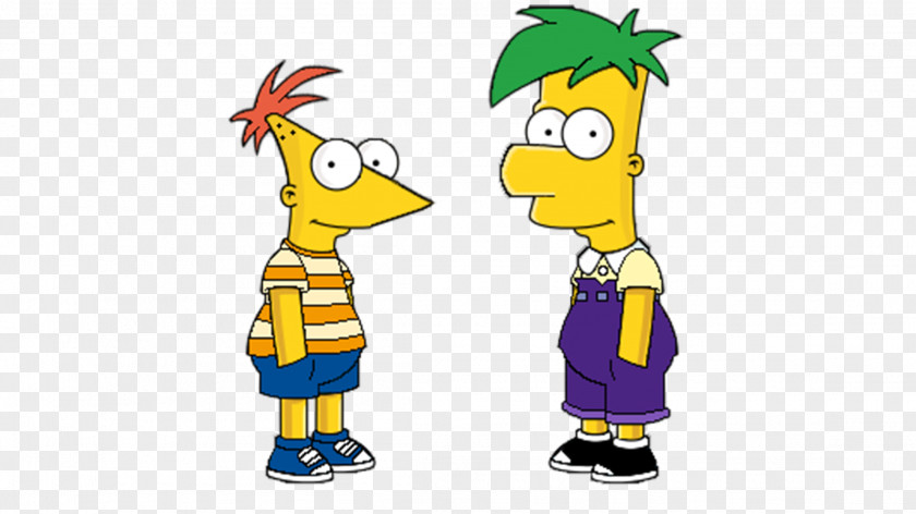 The Simpsons Movie Ferb Fletcher Phineas Flynn Candace Bart Simpson Lisa PNG