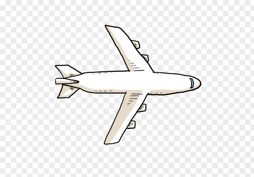 Airplane Product Design Line Angle PNG