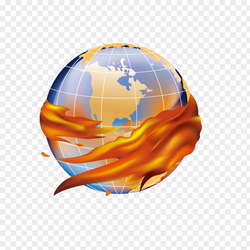 Earth In Fire PNG