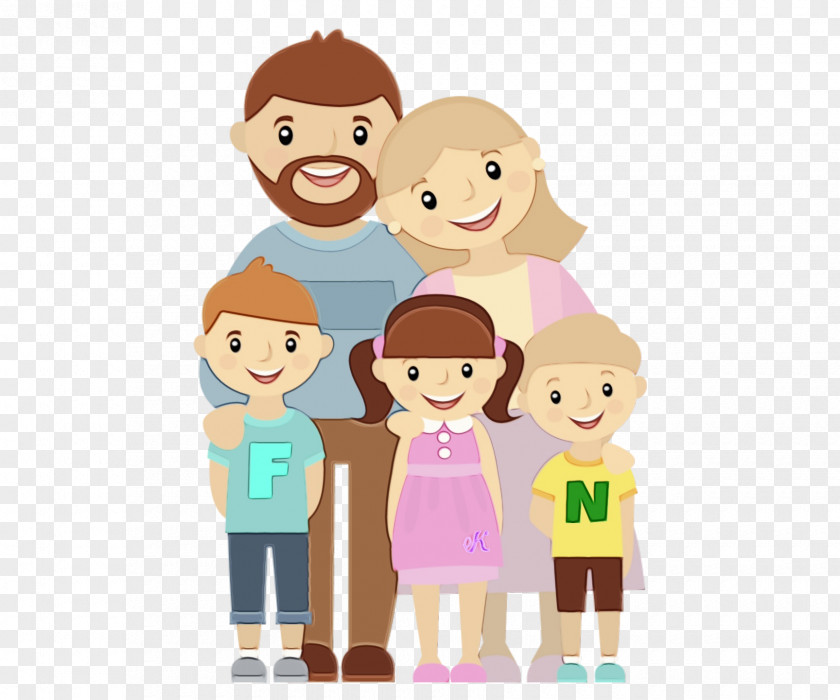Father Happy Family Cartoon PNG