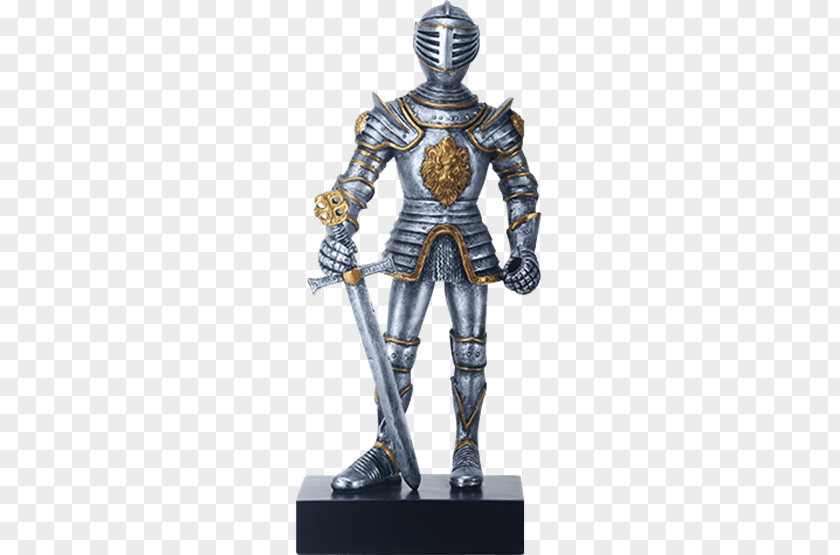 Knight Middle Ages Figurine Statue Chivalry PNG