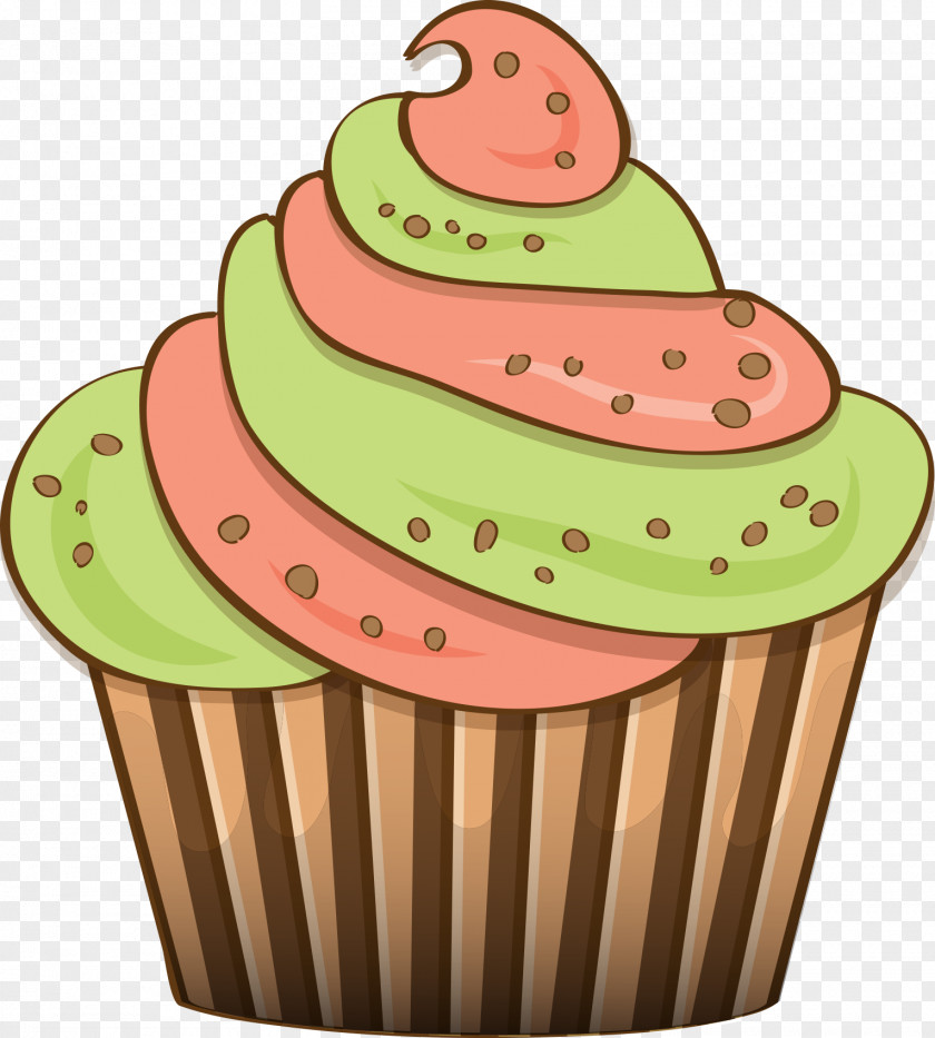 Vector Color Cartoon Cake Cupcake Royalty-free Illustration PNG