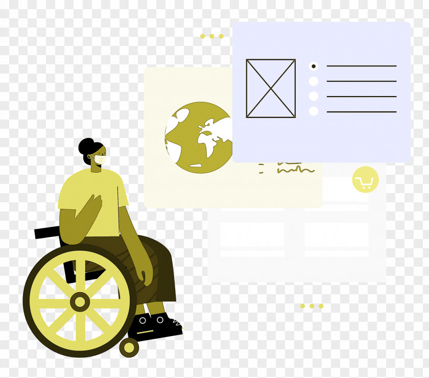 Wheel Chair People PNG