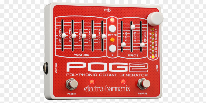 Guitar Electro-Harmonix POG2 Effects Processors & Pedals HOG 2 PNG